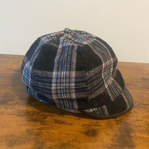 Plaid Newsboy Cap